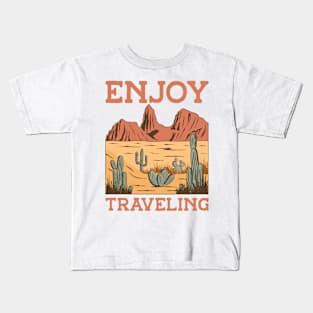 Enjoy Traveling Kids T-Shirt